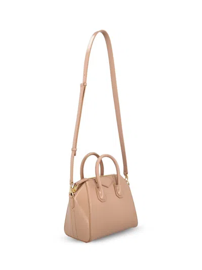 Givenchy Womens Blush Pink Gold Antigona Mini Leather Top Handle Bag In Neutral