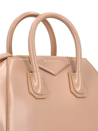 Givenchy Womens Blush Pink Gold Antigona Mini Leather Top Handle Bag In Neutral