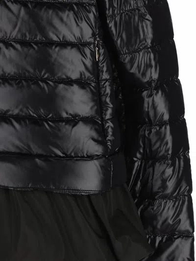 Herno Zip-up Quilted Puffer Jacket In Black
