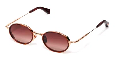John Dalia Sunglasses In Brown