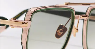 John Dalia Sunglasses In Green