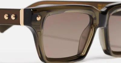 John Dalia Sunglasses In Brown