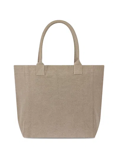 Isabel Marant Yankee Logo-detail Tote Bag In Neutral