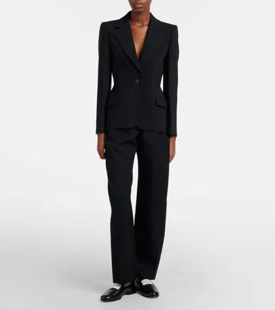 Givenchy Single-breasted Blazer In Black