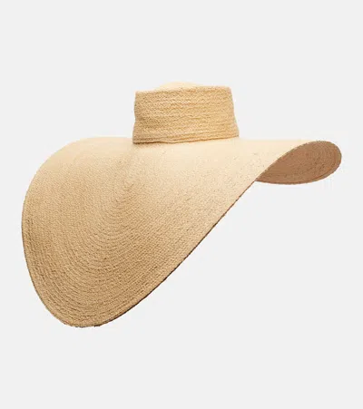 Zimmermann Raffia Sun Hat In Neutral