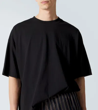 Dries Van Noten Essential Black T-shirt Crafted From Premium Cotton In Black