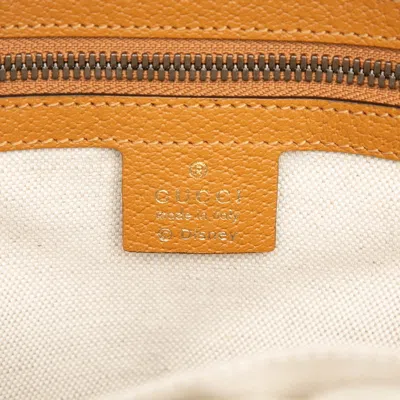 Pre-owned Gucci Brown Multi-color Pvc Leather Backpack ()