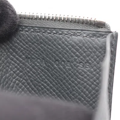 Pre-owned Hermes Gray Leather Wallet (bi-fold) ()