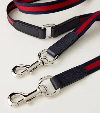 Gucci Web Stripe Dog Leash