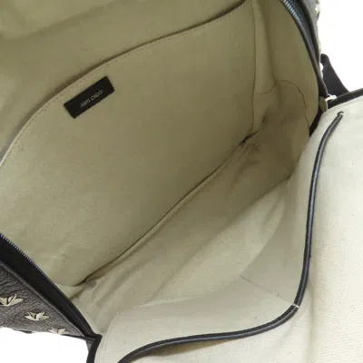 Pre-owned Jimmy Choo Black Leather Backpack ()