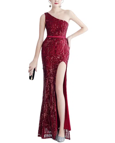 Kalinnu Floral Maxi Dress In Red