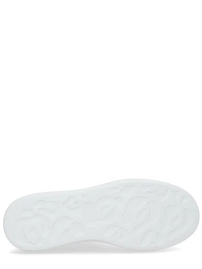 Alexander Mcqueen Contrast-panel Sneakers In White