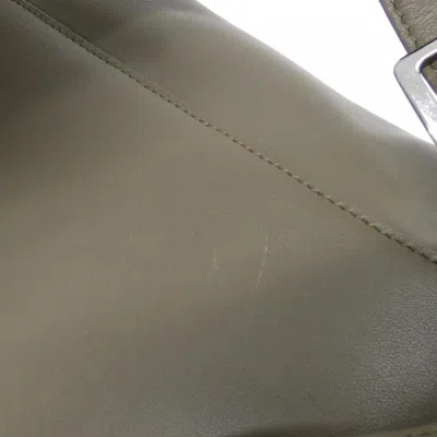 Pre-owned Loewe Khaki Leather Backpack () In Brown