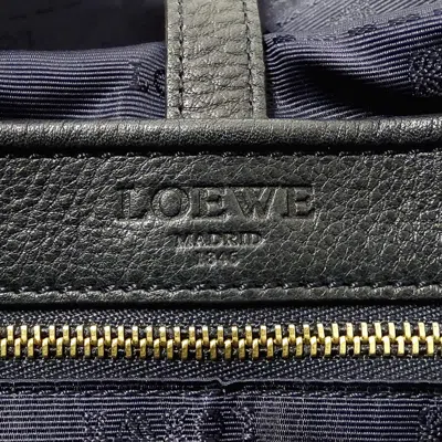 Pre-owned Loewe Navy Canvas Shoulder Bag () In Blue