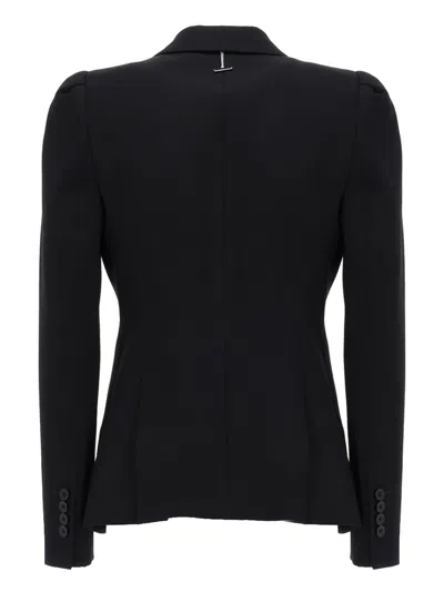Alexander Mcqueen Women Single-breasted Jacket In Black