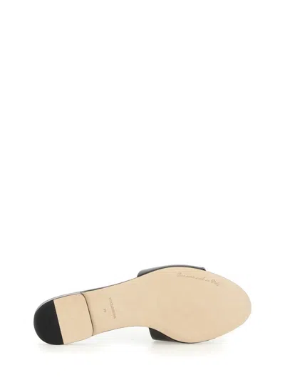Dolce & Gabbana Women Sandalo Slide Con Logo In Multi