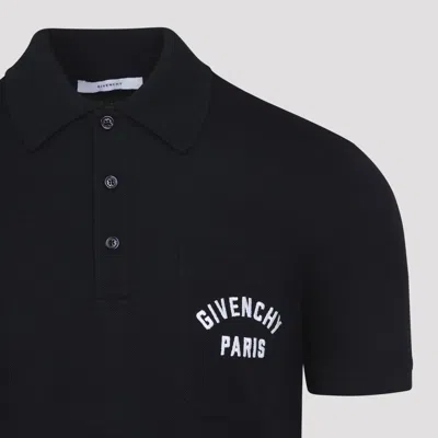 Givenchy Polo With Pocket And Embroidery In Blue