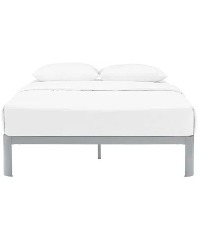 Modway Corinne Steel Bed Frame In White