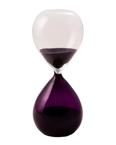 Bey-berk Phillip 60 Minute Purple Sand Timer In Purple