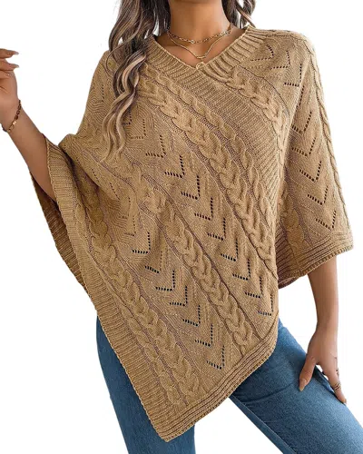 Lily Kim Poncho In Brown