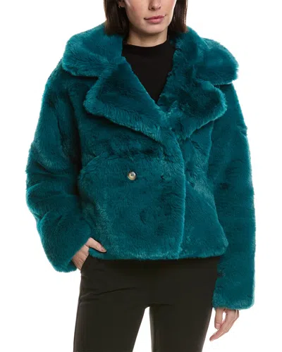 Noize Loretta Coat In Green