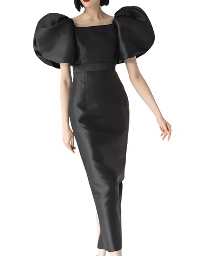 Vincent Teodora Maxi Dress In Black