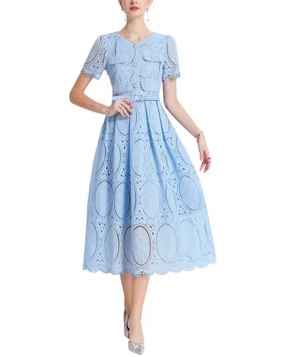 Kaimilan Midi Dress In Blue