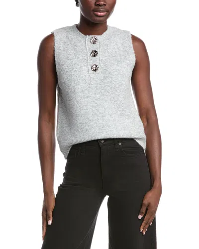 Anna Kay Kellie Sweater Vest In Gray