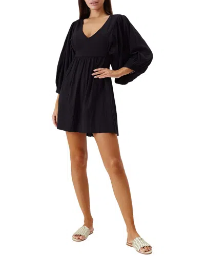 Melissa Odabash Camilla Short Dress In Black