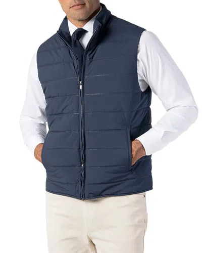Robert Talbott Driver Vest In Blue
