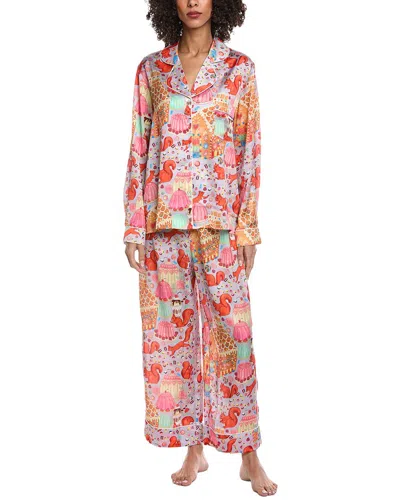 Karen Mabon 2pc Pajama Set In Orange