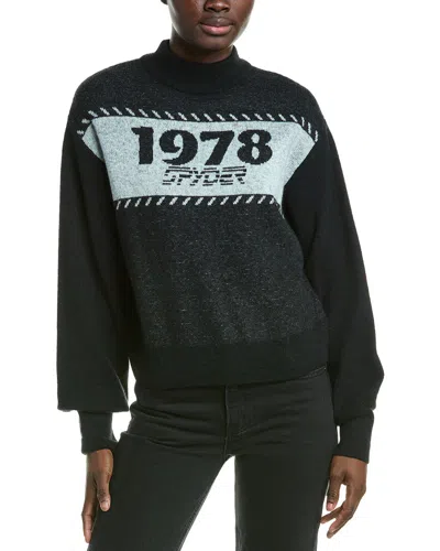 Spyder Buttercup Wool & Alpaca-blend Sweater In Black