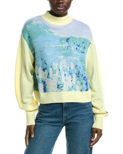 Spyder Society Buttercup Wool & Alpaca-blend Sweater In Yellow