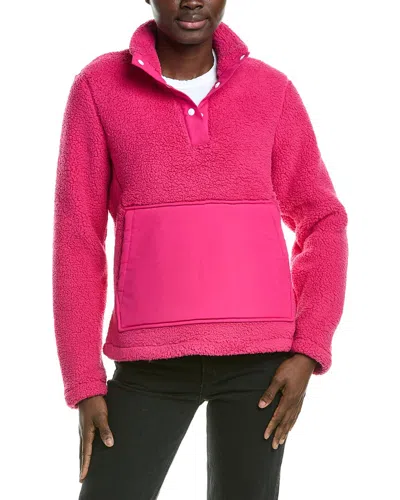 Spyder High Pile Fleece Jacket In Pink