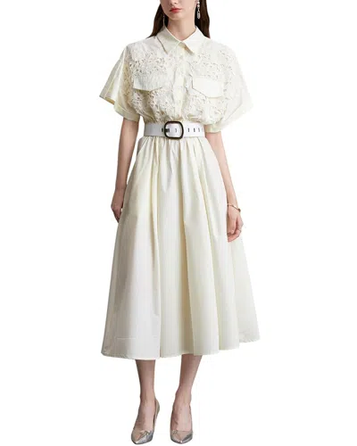 Kaimilan Midi Dress In White