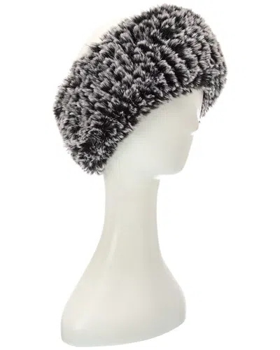 Surell Accessories Knit Headband In Black