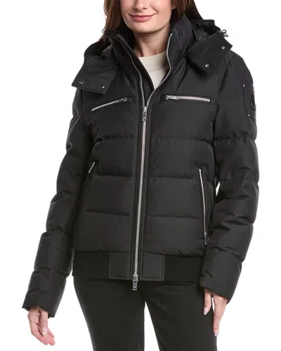 Moose Knuckles Down Puffer Jacket In Black