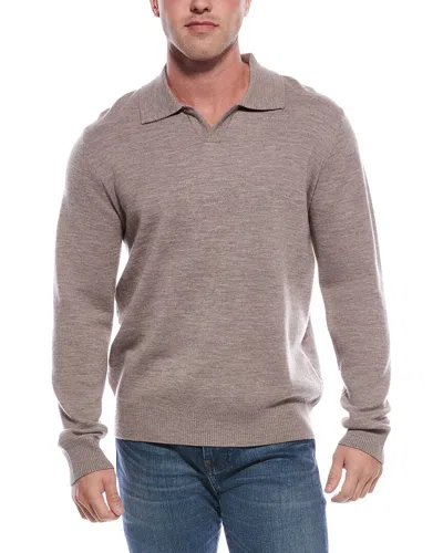 Magaschoni Wool-blend Johnny Collar Sweater In Pink