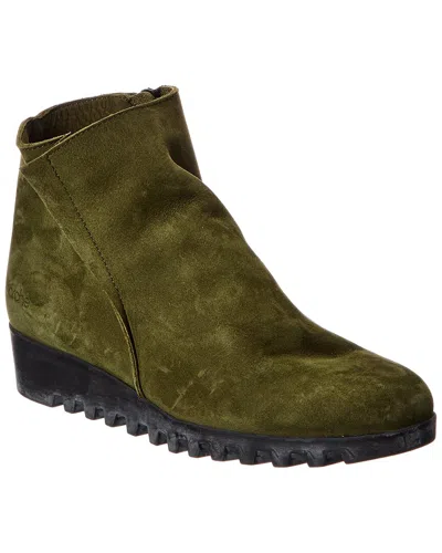 Arche Lomhus Suede Boot In Green