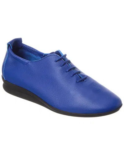 Arche Naskay Leather Sneaker In Blue