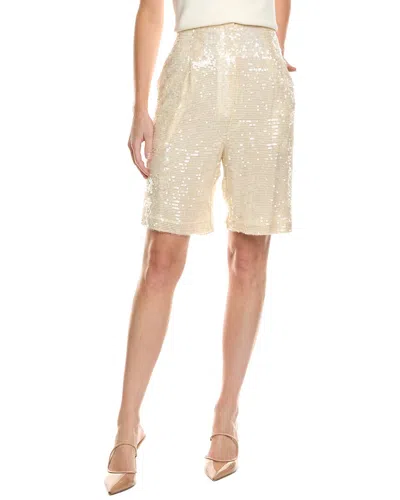 Lapointe Sequin High-waist Short In Neutral