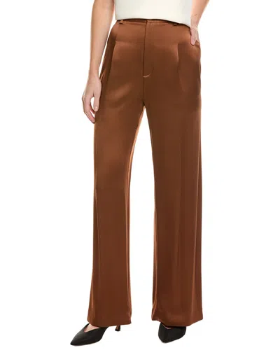 Lapointe Organic Silk Relaxed Pant In Brown
