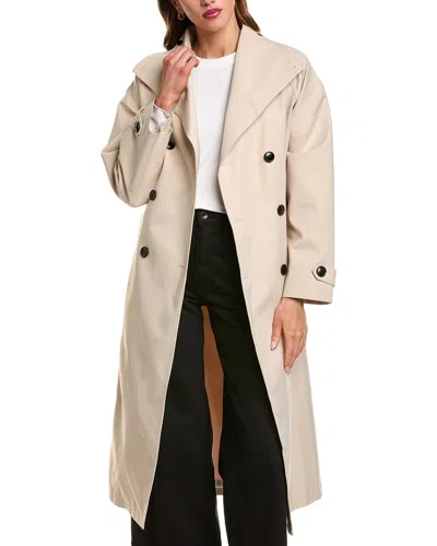 Beulah Trench Coat In Neutral