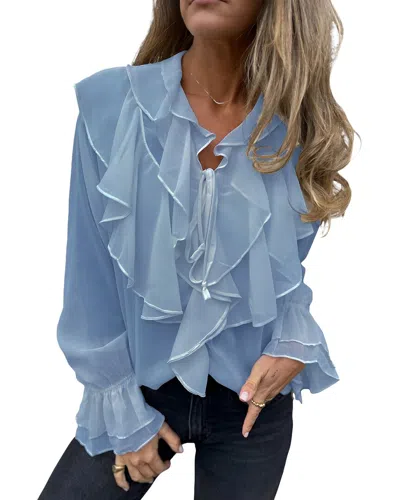 Vincent Blouse In Blue