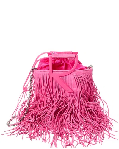 Roger Vivier Mini Suede Shoulder Bag In Brown