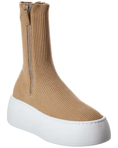 Giuseppe Zanotti Alma Platform Sock Sneaker In Brown