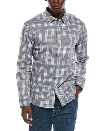 Faherty The Movement Shirt In Gray