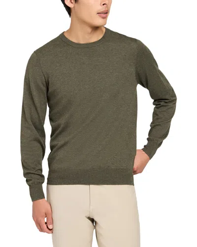 Faherty Movement Crewneck Sweater In Green