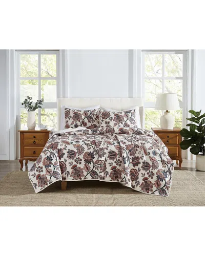 Cannon Chloe Jacobean Comforter Set In Brown