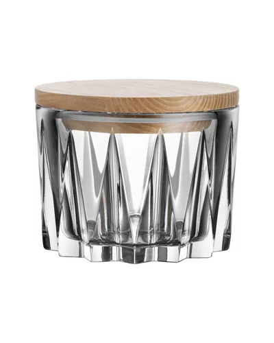 Orrefors Kosta Boda Handmade Small Sarek Bowl With Lid In Transparent